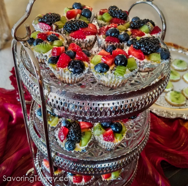 Cream Cheese Fruit Tart With Gluten Free Almond Crust