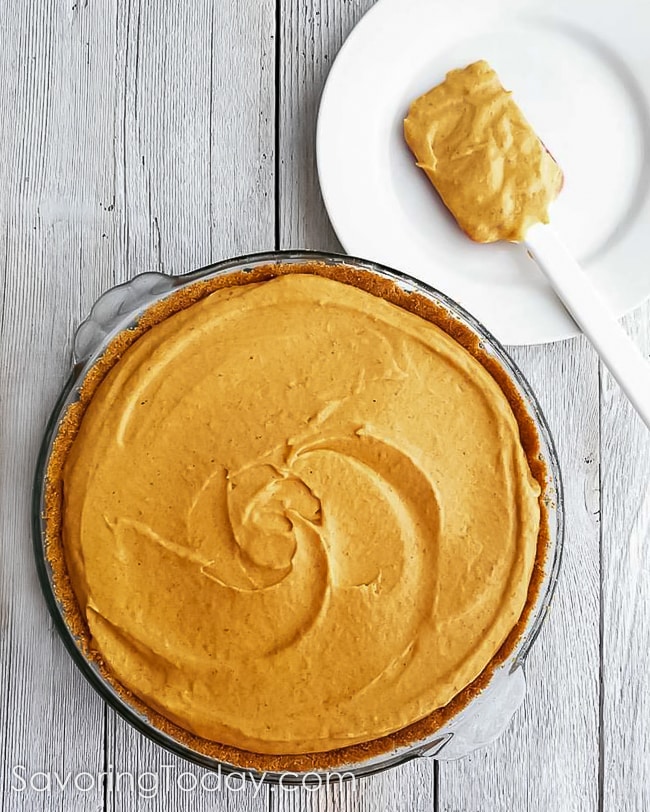 Pumpkin Dream Pie With Graham Cracker Crust From Scratch