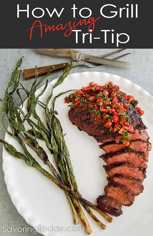 Steak lovers rejoice! Grilled Tri-Tip Roast satisfies everyone from the